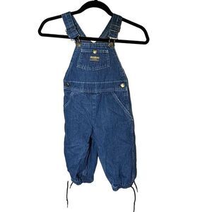 Vintage OshKosh B’Gosh Capri Tie Overalls Made in USA Size 6x